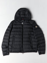 Moncler - Vermeille Hooded Short Down Jacket in Black