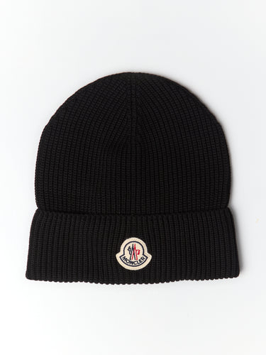 Moncler - Berretto Tricot Beanie in Black