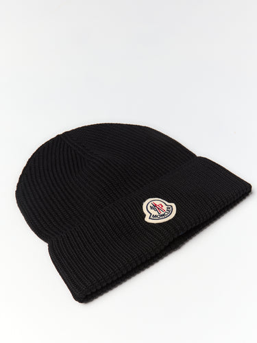 Moncler - Berretto Tricot Beanie in Black