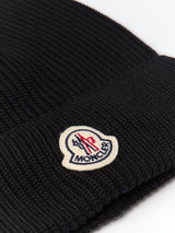 Moncler - Berretto Tricot Beanie in Black
