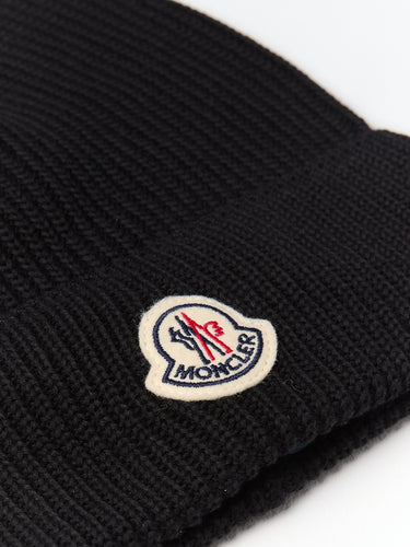 Moncler - Berretto Tricot Beanie in Black