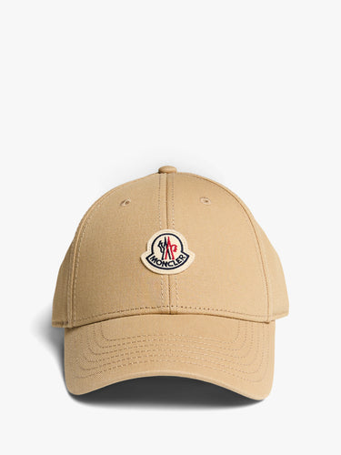 Moncler - Gabardine Baseball Cap in Beige