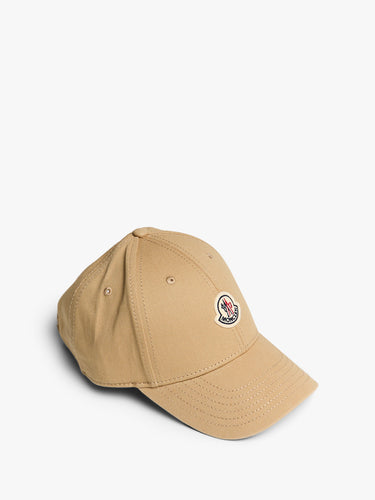 Moncler - Gabardine Baseball Cap in Beige