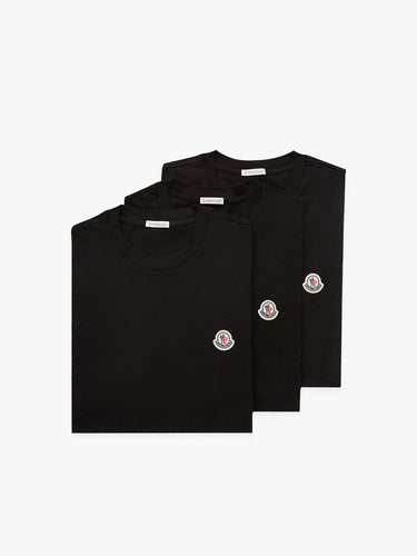 Short Sleeve T-Shirt 3 Pack in Black