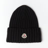 Moncler - Berretto Tricot Beanie in Black