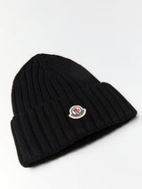 Moncler - Berretto Tricot Beanie in Black