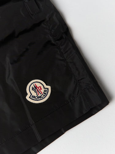 Moncler - Logo Patch Swim Shorts in Black