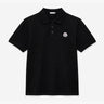 Moncler - Shortsleeved Polo in Black