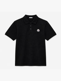 Moncler - Shortsleeved Polo in Black