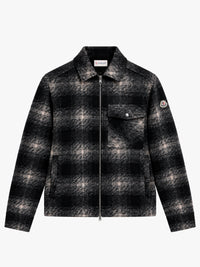 Moncler - Plaid Shirt Jakcet in Black