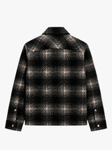 Moncler - Plaid Shirt Jakcet in Black