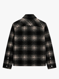 Moncler - Plaid Shirt Jakcet in Black