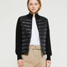 Moncler - Padded Wool Cardigan in Black