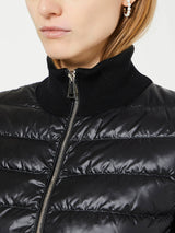 Moncler - Padded Wool Cardigan in Black