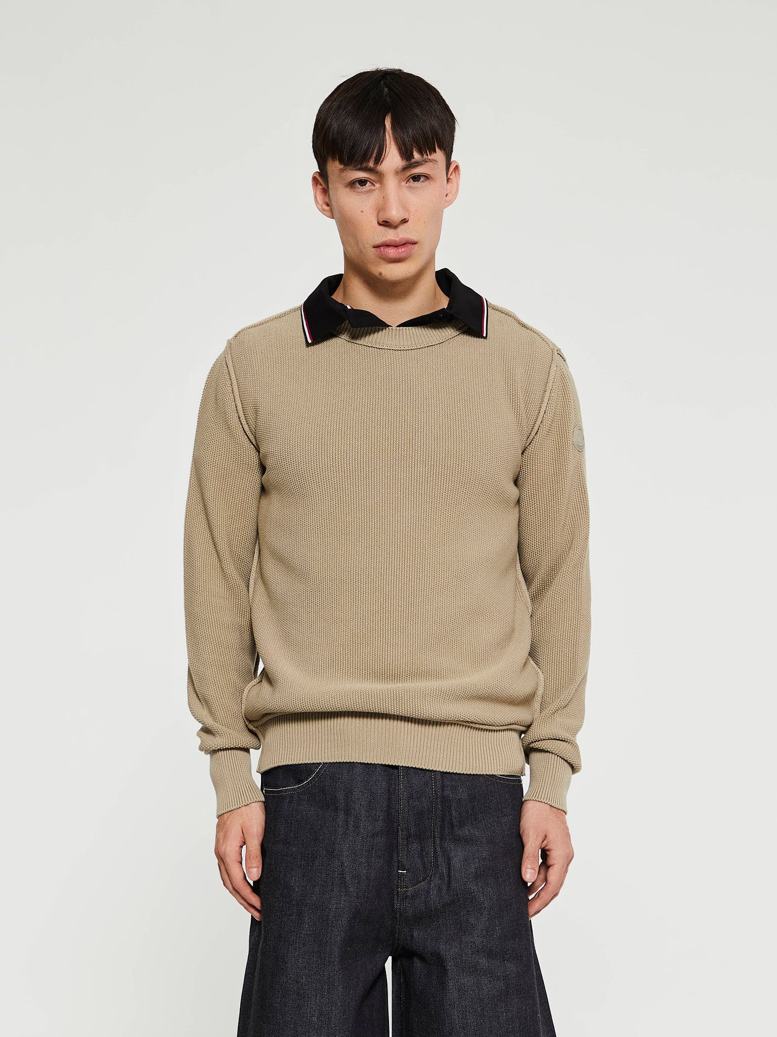 Crew Neck in Beige