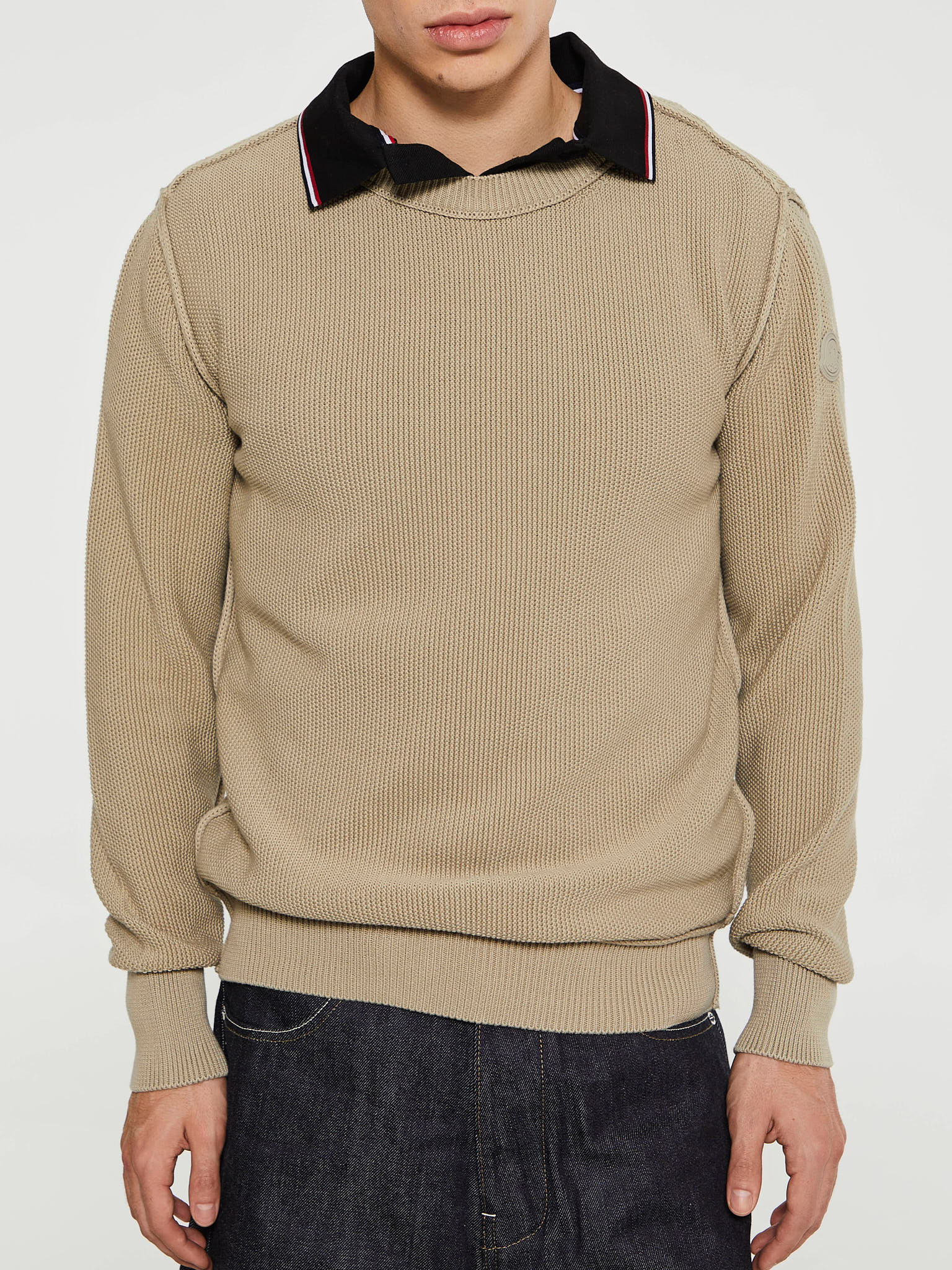 Moncler - Crew Neck in Beige