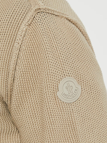 Moncler - Crew Neck in Beige