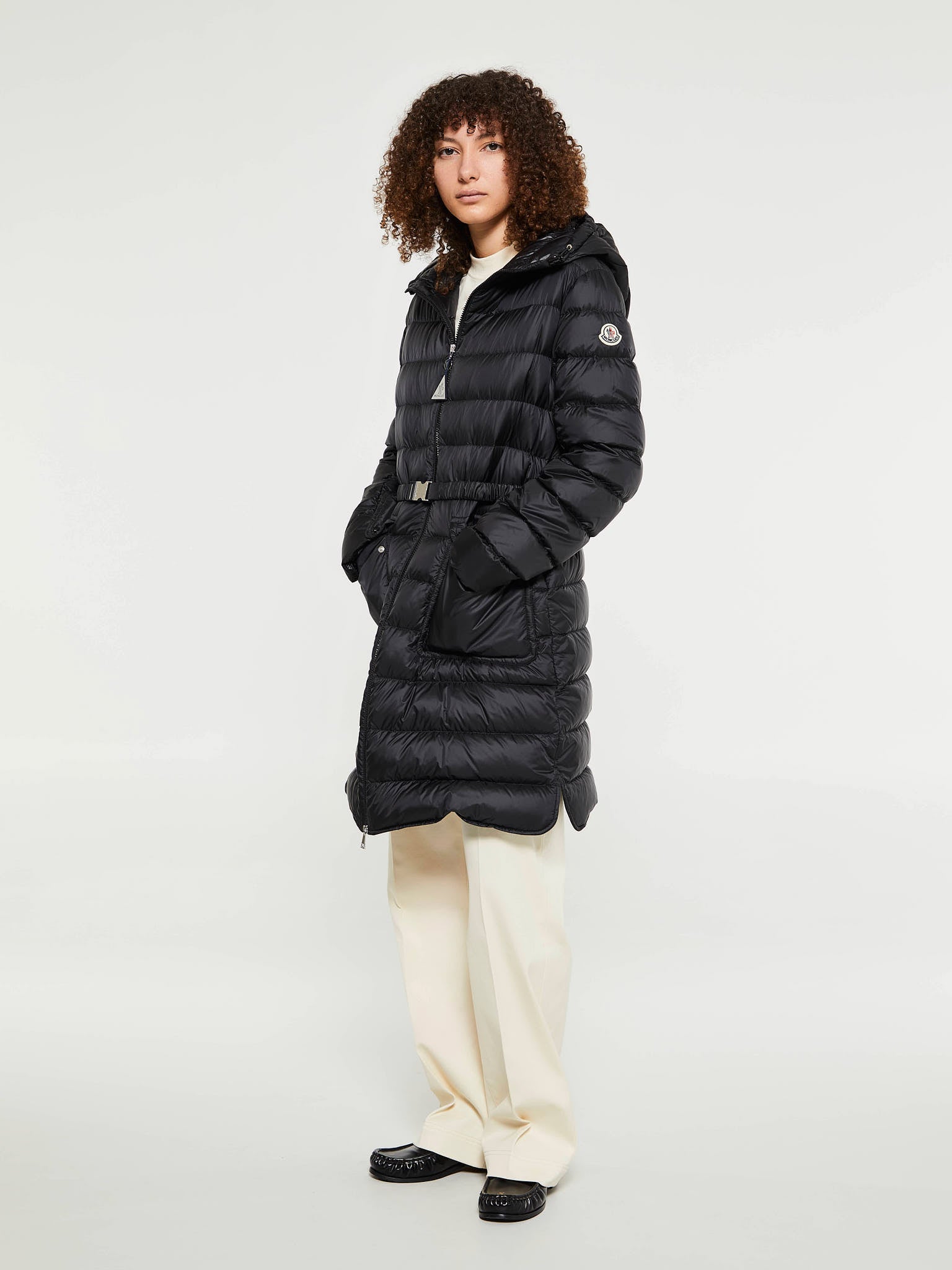 Moncler - Sedan Long Parka Jacket in Black