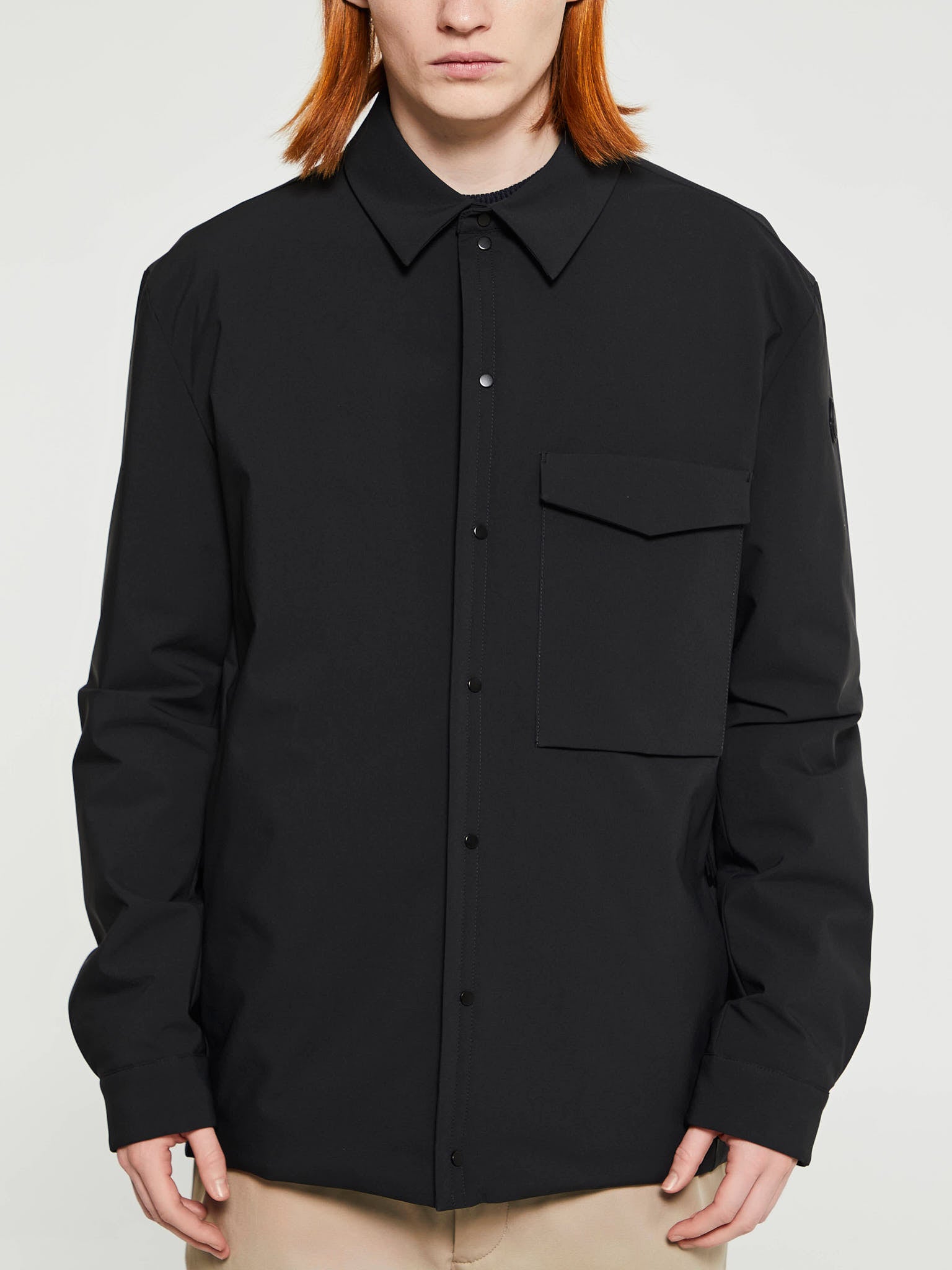 Vautisse Shirt Jacket in Black