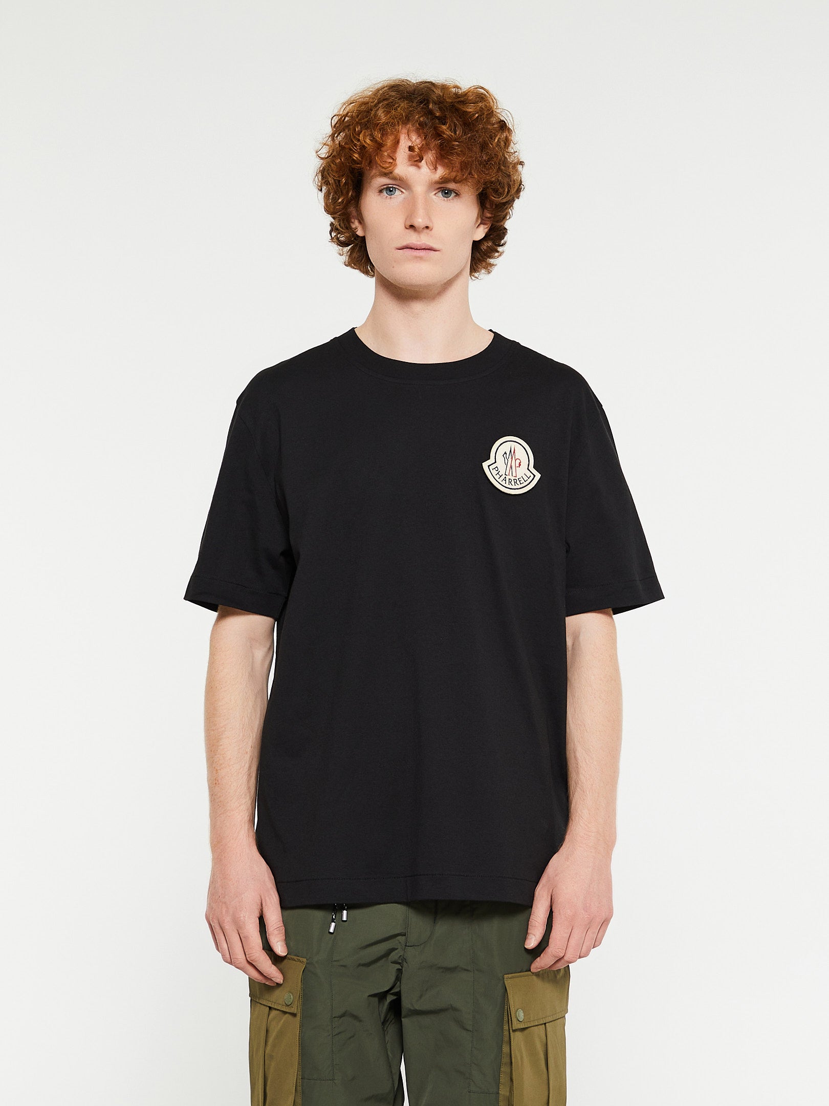 Moncler Genius x Pharrell Williams - Logo Patch T-shirt in Black