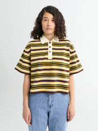 Moncler - Ss Polo in Pastel Brown