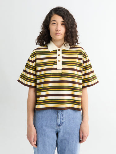 Moncler - Ss Polo in Pastel Brown