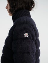 Moncler - Down Cardigan Jacket in Dark Blue