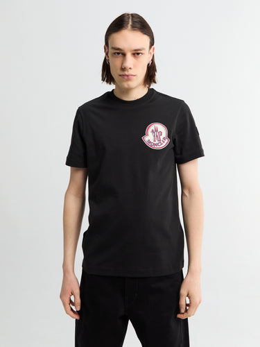 Moncler - Short Sleeved T-Shirt in Black