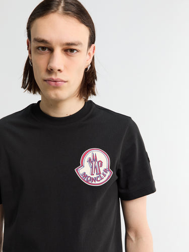 Moncler - Short Sleeved T-Shirt in Black