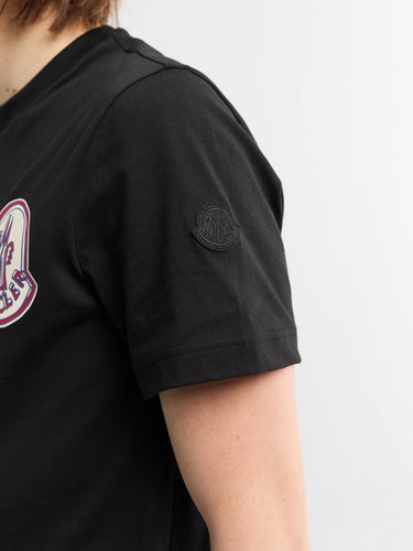 Moncler - Short Sleeved T-Shirt in Black