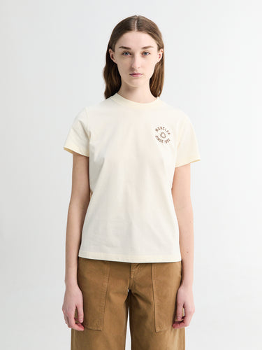 Moncler - Logo T-Shirt in Off-White