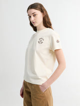 Moncler - Logo T-Shirt in Off-White