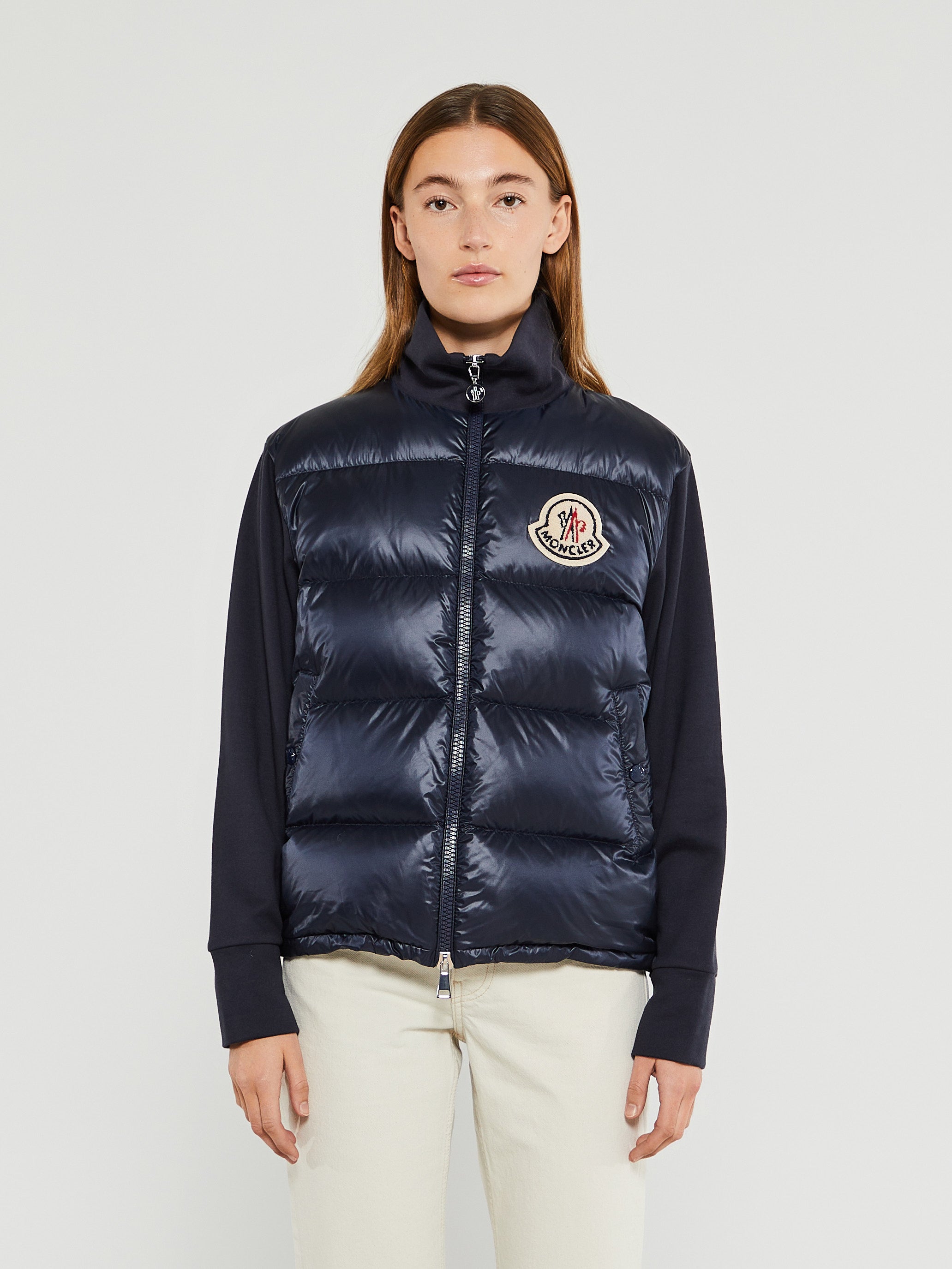 Moncler - Zip Up Cardigan in Dark Blue – stoy
