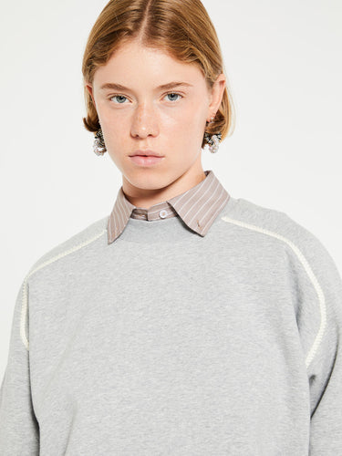 Moncler - Embroidered Sweatshirt in Grey