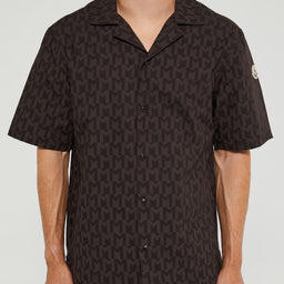 Moncler - Monogram Print Shirt in Brown