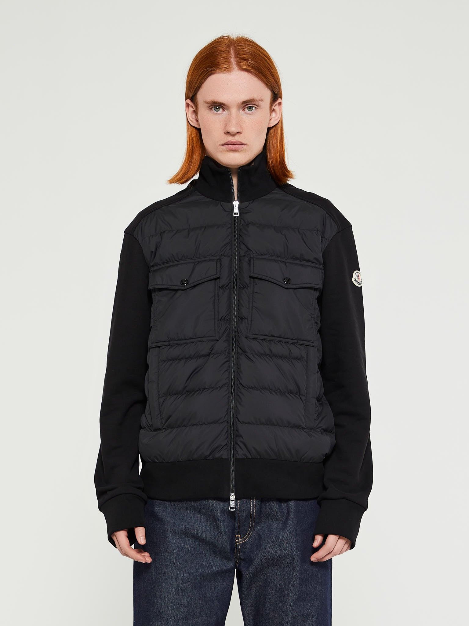 Moncler - Zip Up Cardigan in Black