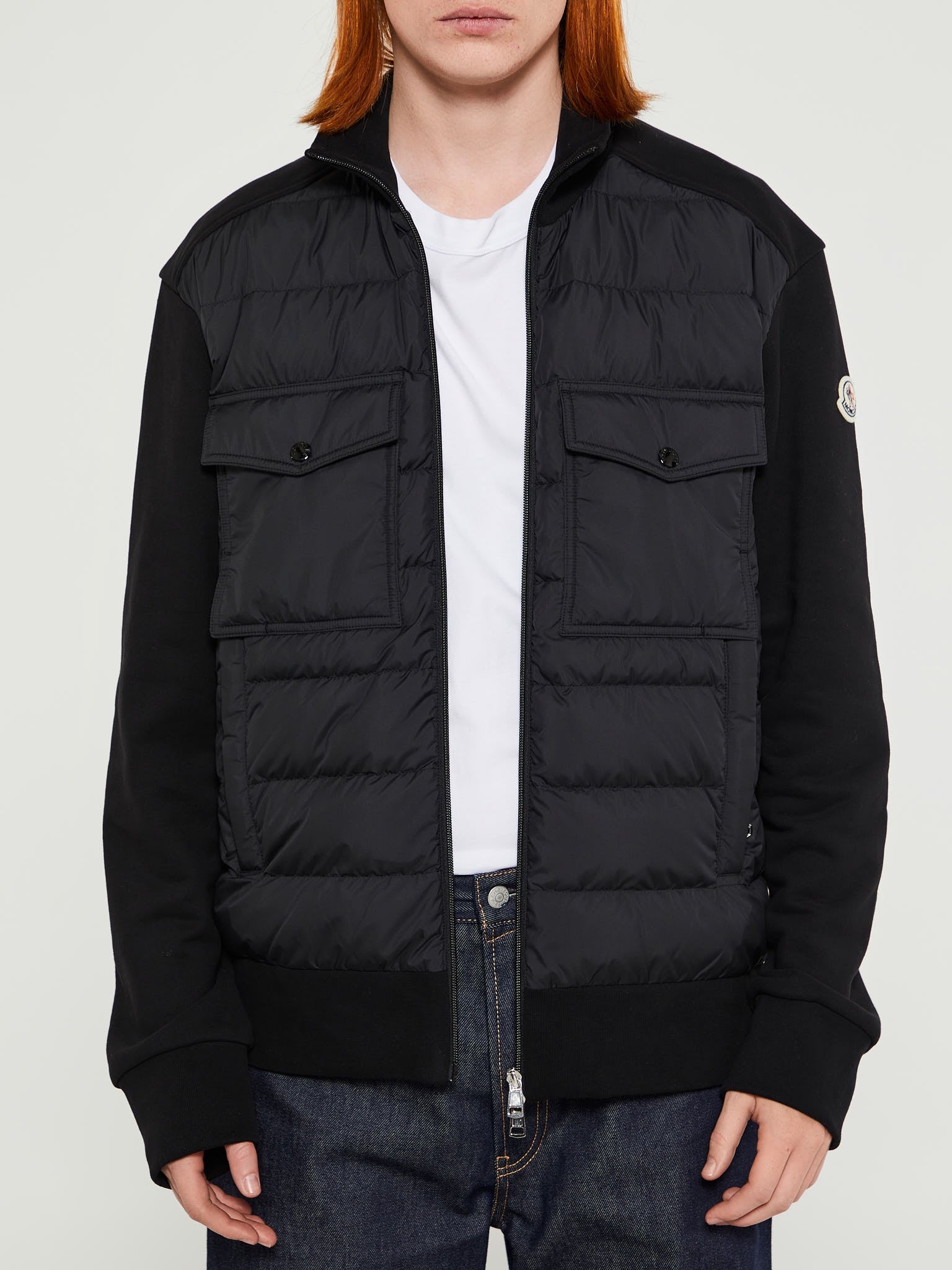 Moncler - Zip Up Cardigan in Black