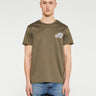 Moncler - Double Logo T-Shirt in Army Green