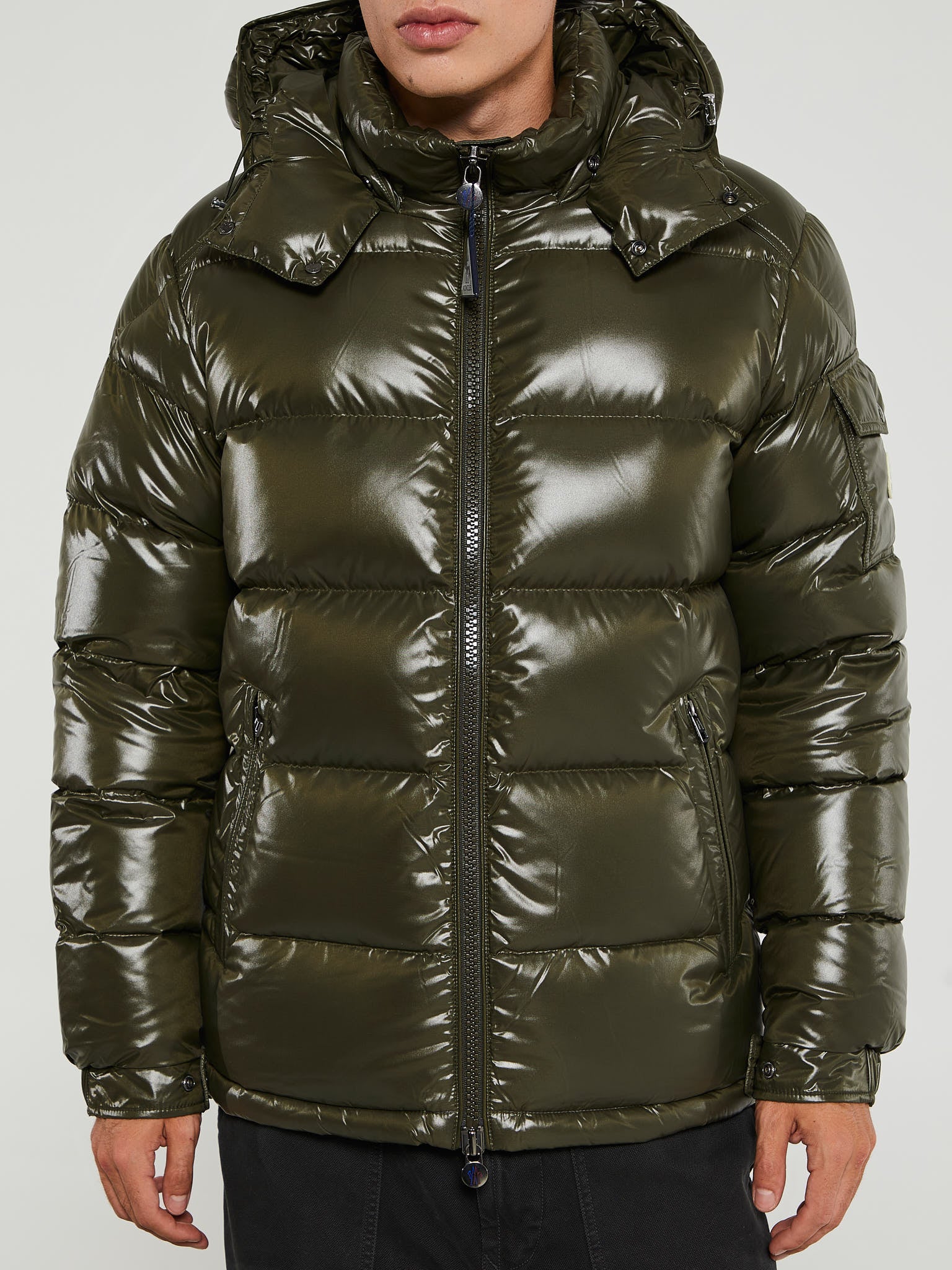 Dark green moncler jacket hotsell