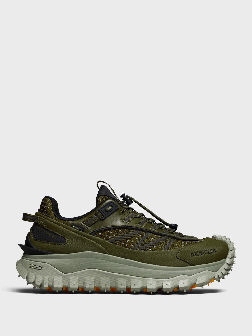 Moncler - Trailgrip GTZ Low Top Sneakers in Army Green