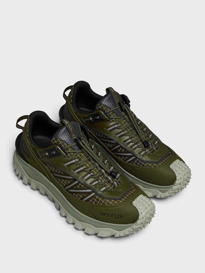 Trailgrip GTZ Low Top Sneakers in Army Green