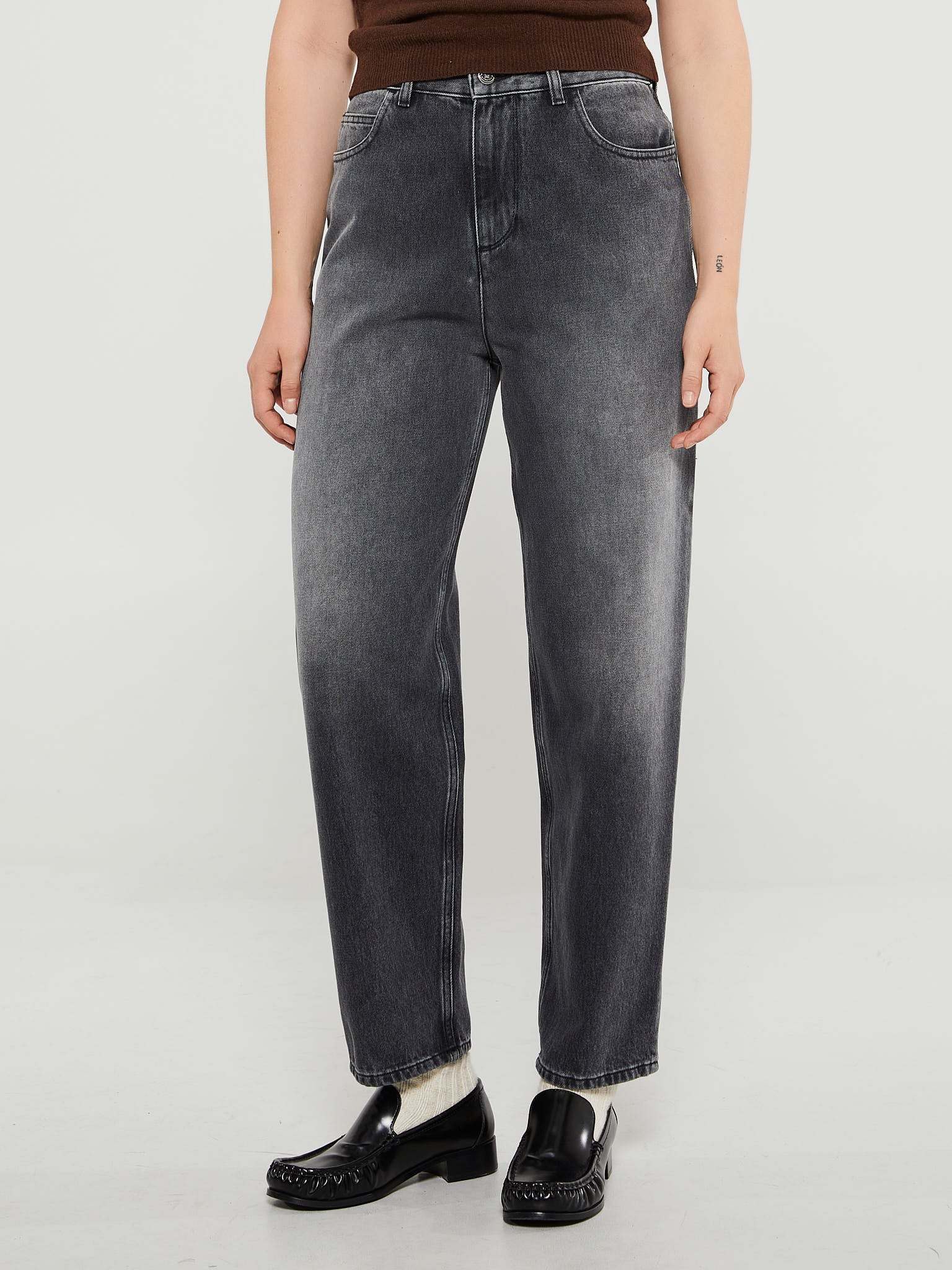 Moncler - Cropped Jeans in Grey