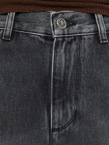 Moncler - Cropped Jeans in Grey
