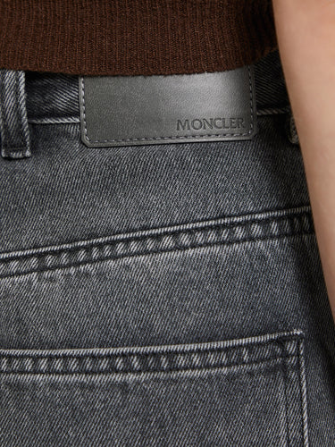 Moncler - Cropped Jeans in Grey