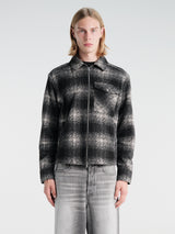 Moncler - Plaid Shirt Jakcet in Black