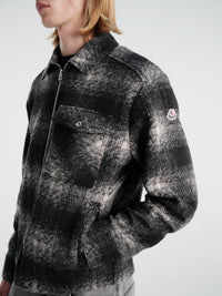 Moncler - Plaid Shirt Jakcet in Black