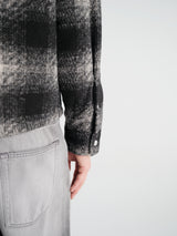 Moncler - Plaid Shirt Jakcet in Black