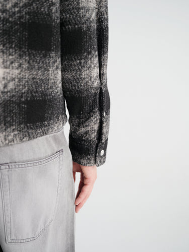Moncler - Plaid Shirt Jakcet in Black