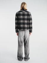 Moncler - Plaid Shirt Jakcet in Black