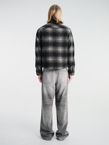 Moncler - Plaid Shirt Jakcet in Black
